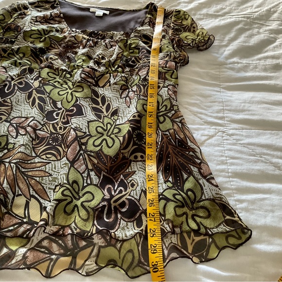 DRESS BARN,  FLORAL BLOUSE, SIZE:XL - Picture 8 of 12